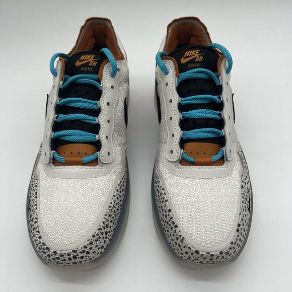 Mens Size 8 Nike SB PS8 White Blue Black Skateboarding Sneakers FN0374 001 NEW - Picture 4 of 7